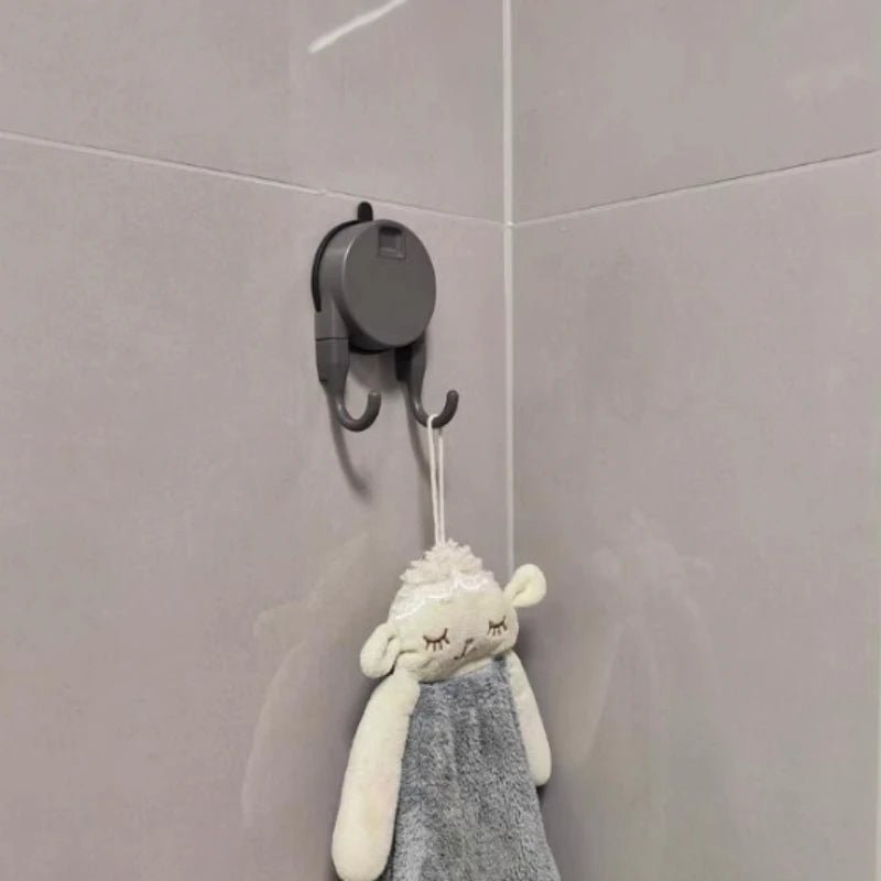 Crochet mural à ventouse – double crochet sans perçage - Focett