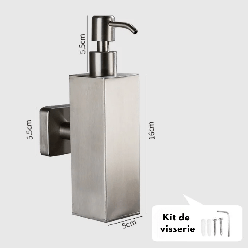 Distributeur de savon mural pour salle de bain moderne - Focett