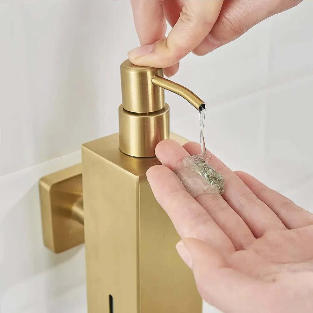 Distributeur de savon mural pour salle de bain moderne - Focett