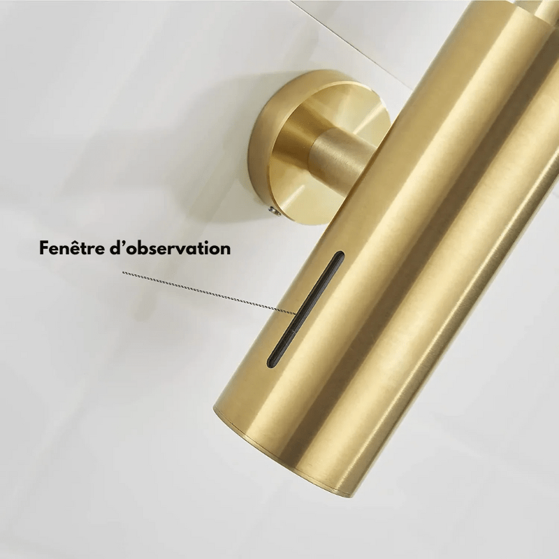 Distributeur de savon mural pour salle de bain moderne - Focett
