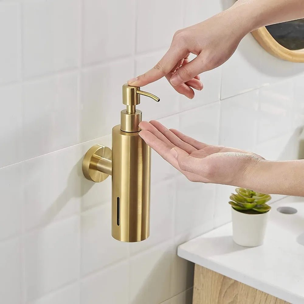 Distributeur de savon mural pour salle de bain moderne - Focett