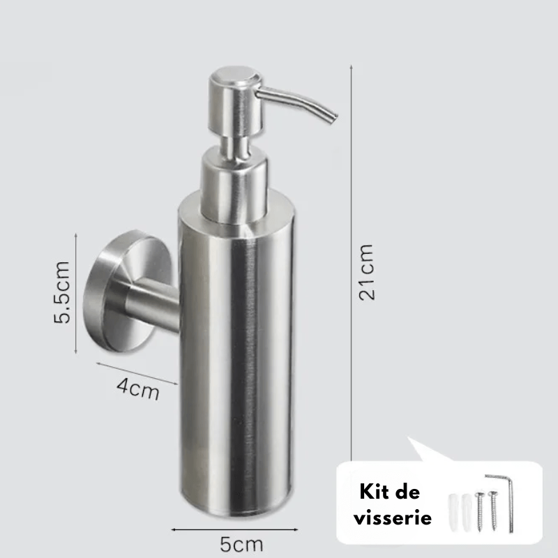 Distributeur de savon mural pour salle de bain moderne - Focett