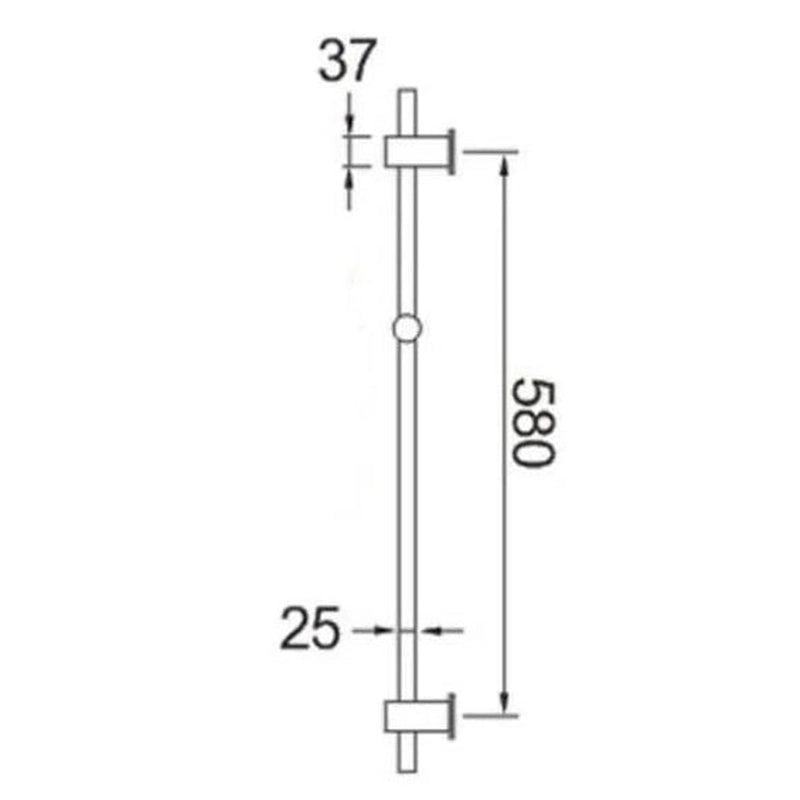 Colonne de douche Or brossé Multifonction Design – Acier Inoxydable, Pommeau Plaqué Or Brossé avec Support et Tuyau Or Brossé, 3 Fonctions