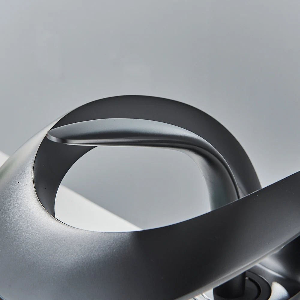 Mitigeur salle de bain noir mat cascade en laiton – double régulation, style contemporain et finitions variées - Focett