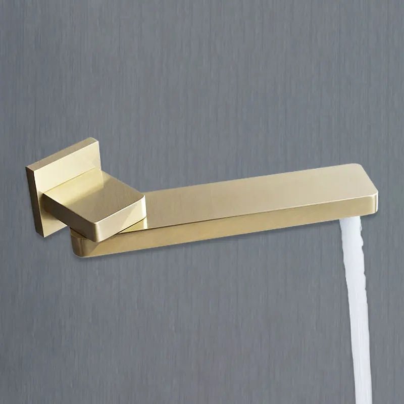 Colonne de Douche Encastrable Or Brossé – Mitigeur Laiton & Ciel De Douche 20cm” Système de Douche Haut de Gamme à 3 et 2 Voies