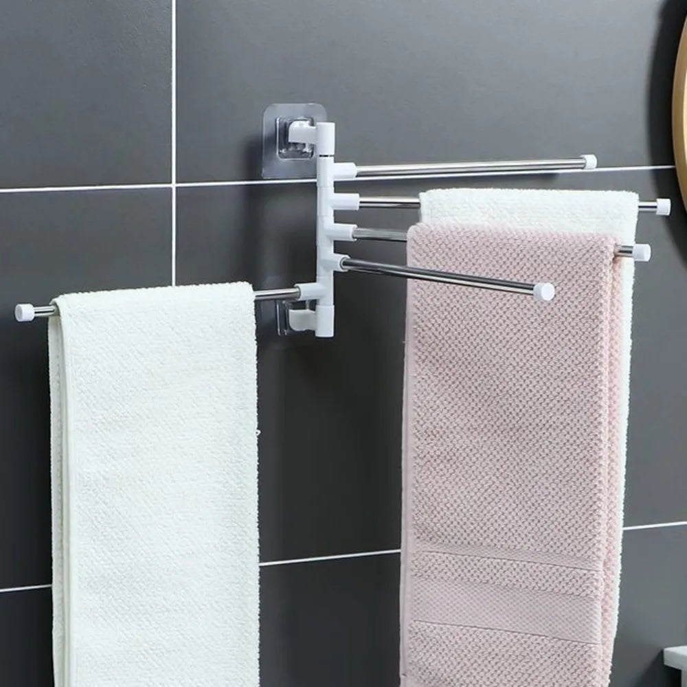 Porte - serviettes mural rotatif 180° - Focett