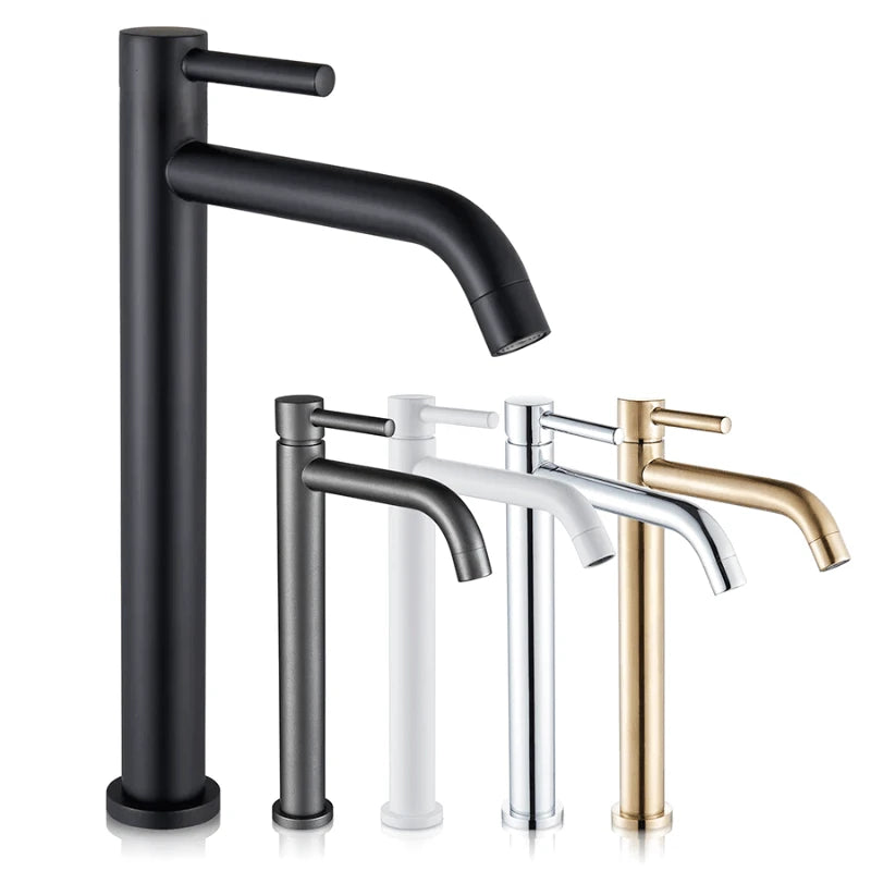 Robinet mitigeur lavabo compact en chrome poli – contrôle fluide de la température et montage facile - Focett