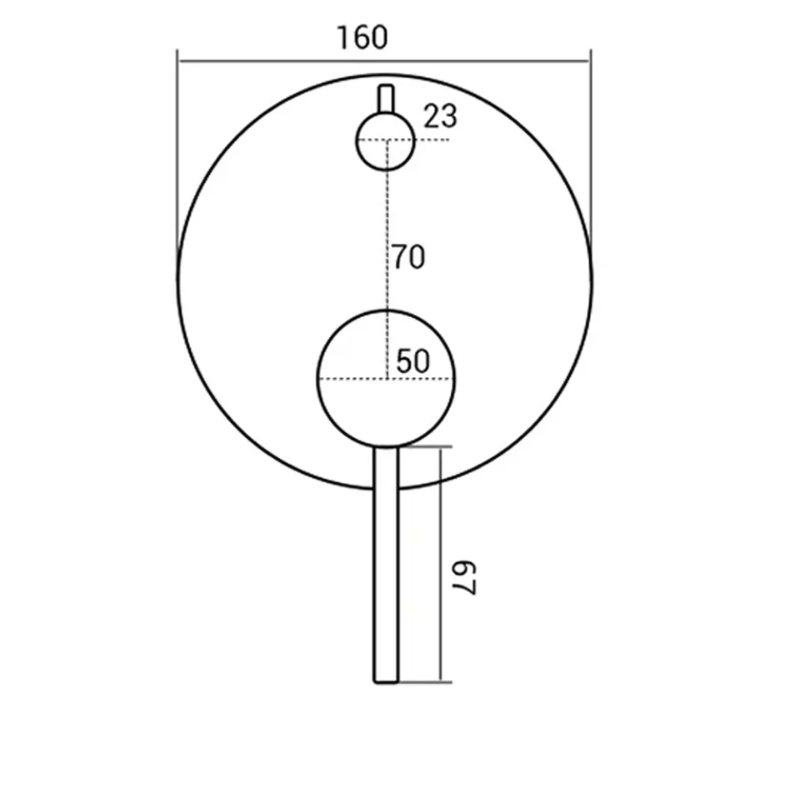 Robinet mitigeur encastrable noir mat pour salle de bain – double poignée, bec fixe arrondi et finition anti - traces - Focett
