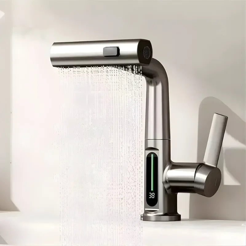 Robinet Salle De Bain Avec Douchette Extractible