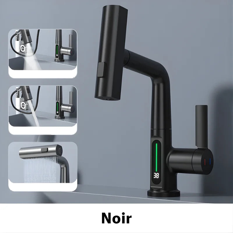 Robinet Salle De Bain Avec Douchette Extractible