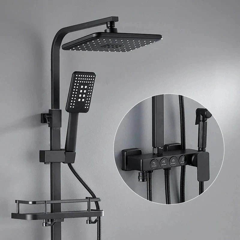 Colonne de douche noire - Focett