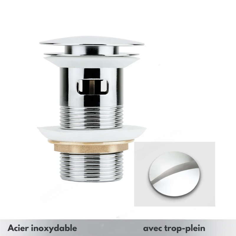 Bonde universelle – finitions luxe pour vasque/lavabo