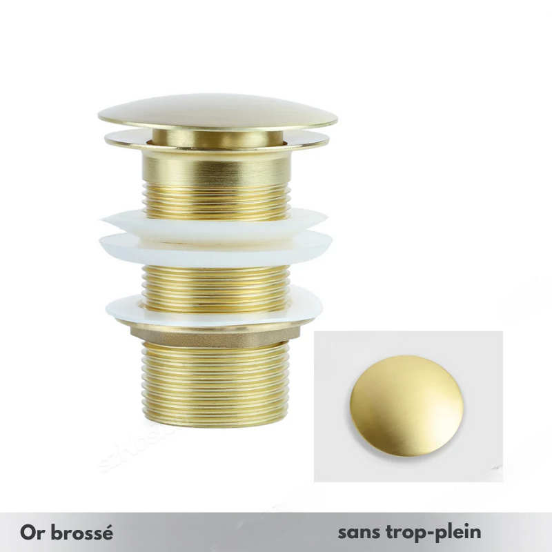 Bonde universelle – finitions luxe pour vasque/lavabo