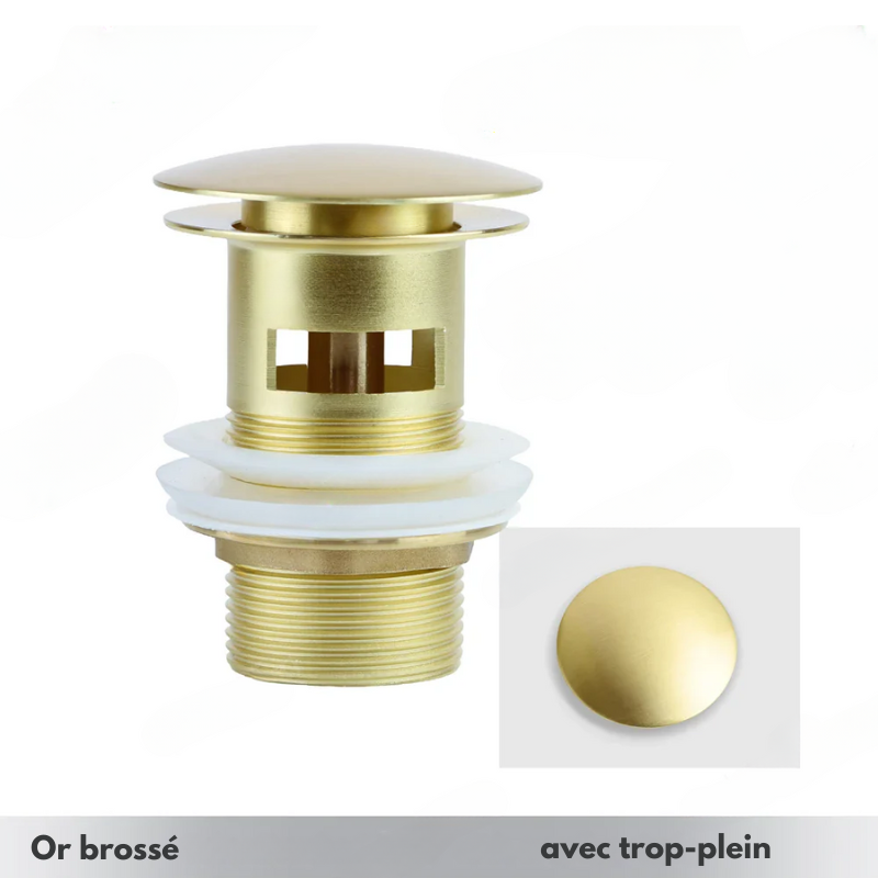 Bonde universelle – finitions luxe pour vasque/lavabo