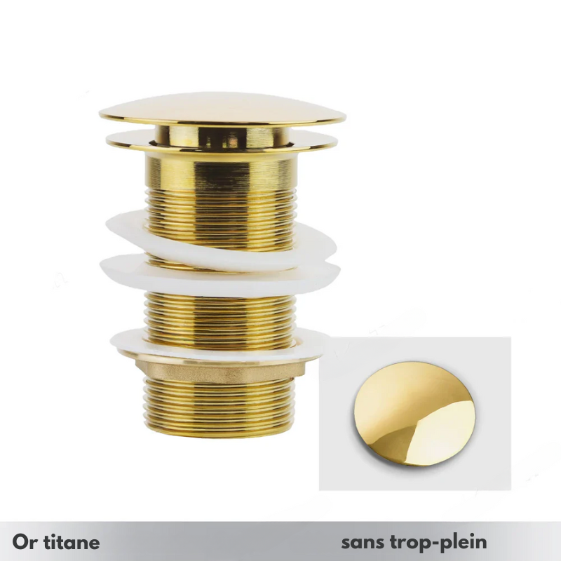 Bonde universelle – finitions luxe pour vasque/lavabo