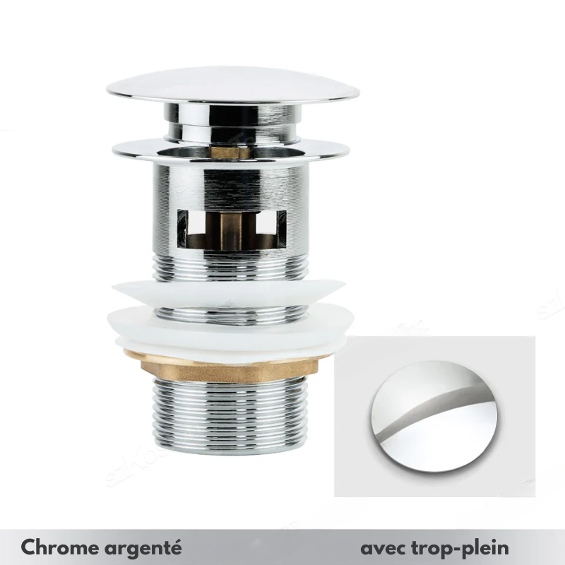 Bonde universelle – finitions luxe pour vasque/lavabo