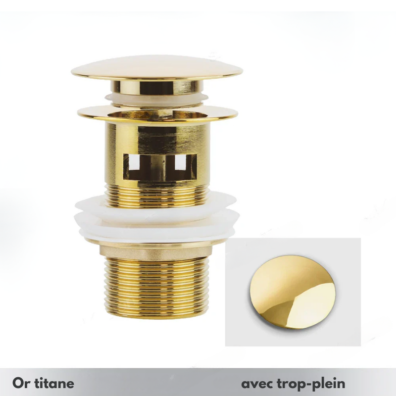Bonde universelle – finitions luxe pour vasque/lavabo