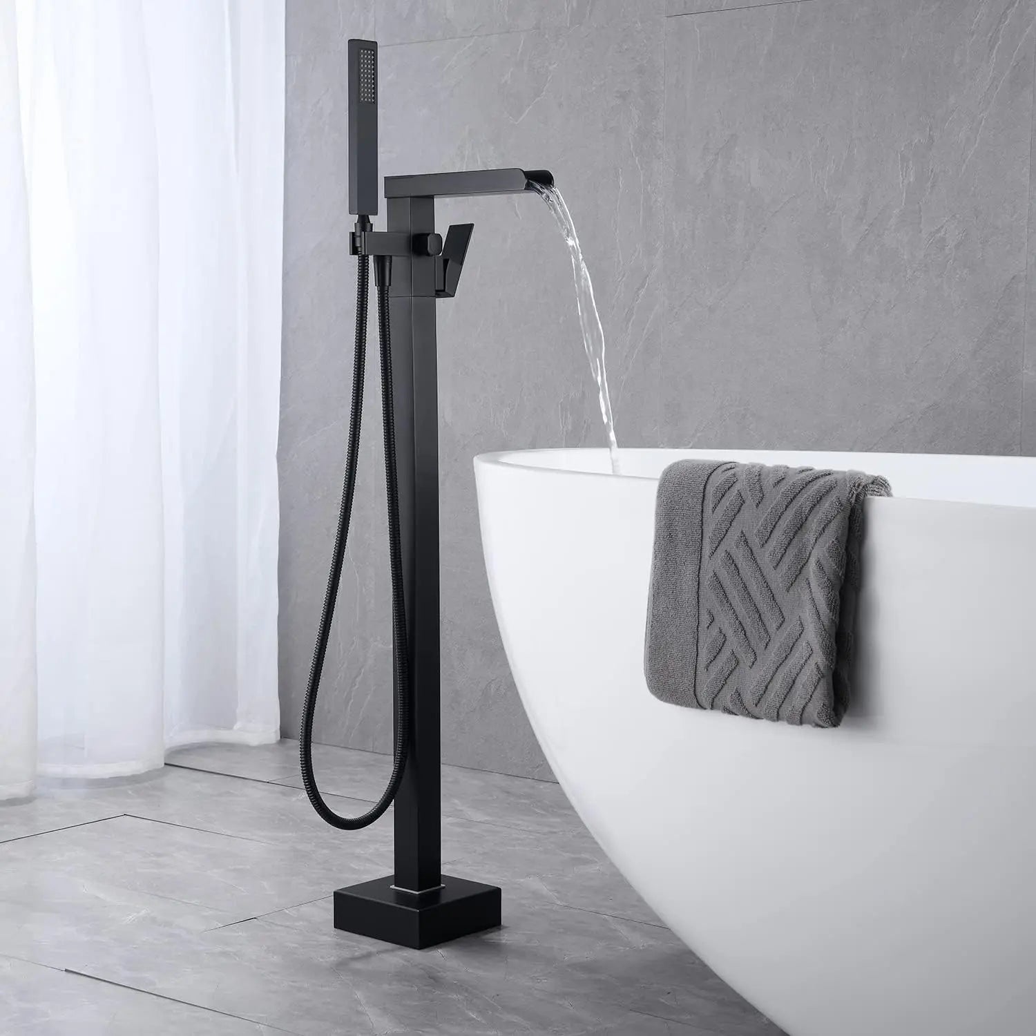 Mitigeur Baignoire Doré Brossé
