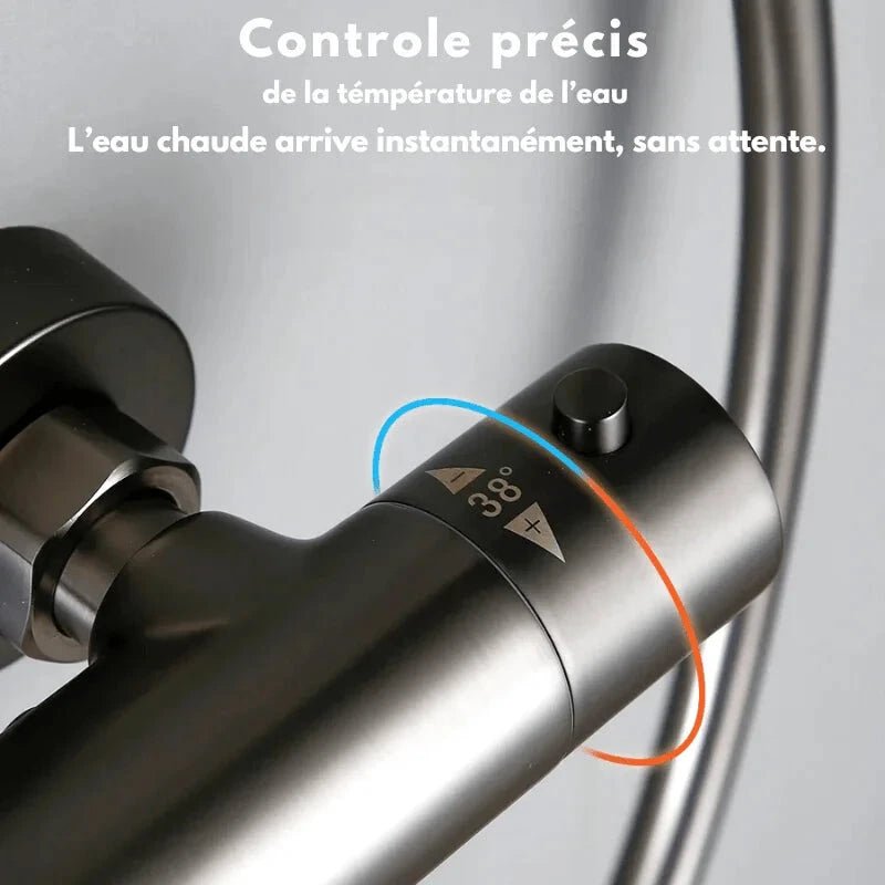 Colonne De Douche Avec Jet Et Thermostatique