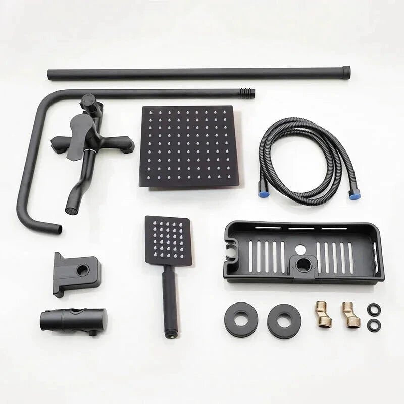 Colonne De Douche Avec Rangement Intégré