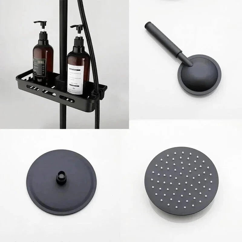 Colonne De Douche Avec Rangement Intégré