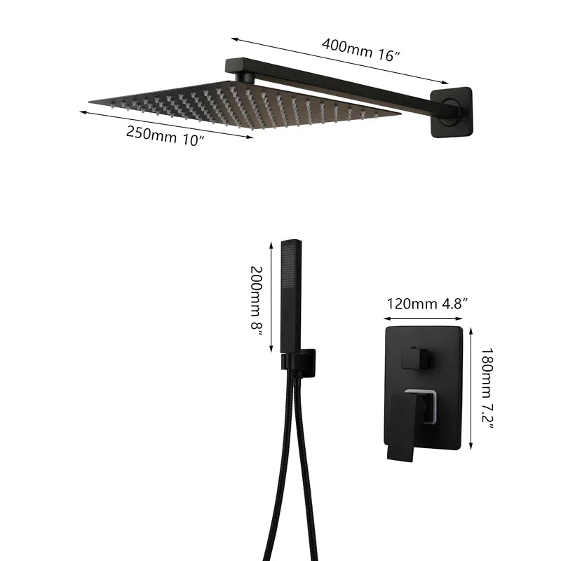 Colonne De Douche Encastrable Plafond - Focett