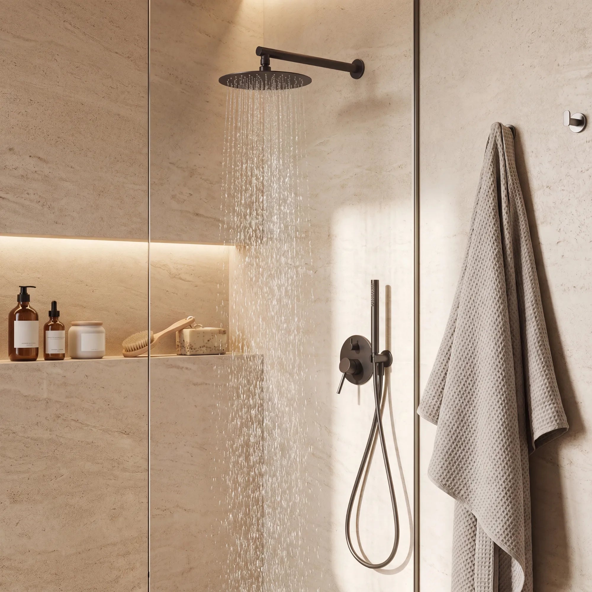Colonne De Douche Encastré Haut De Gamme