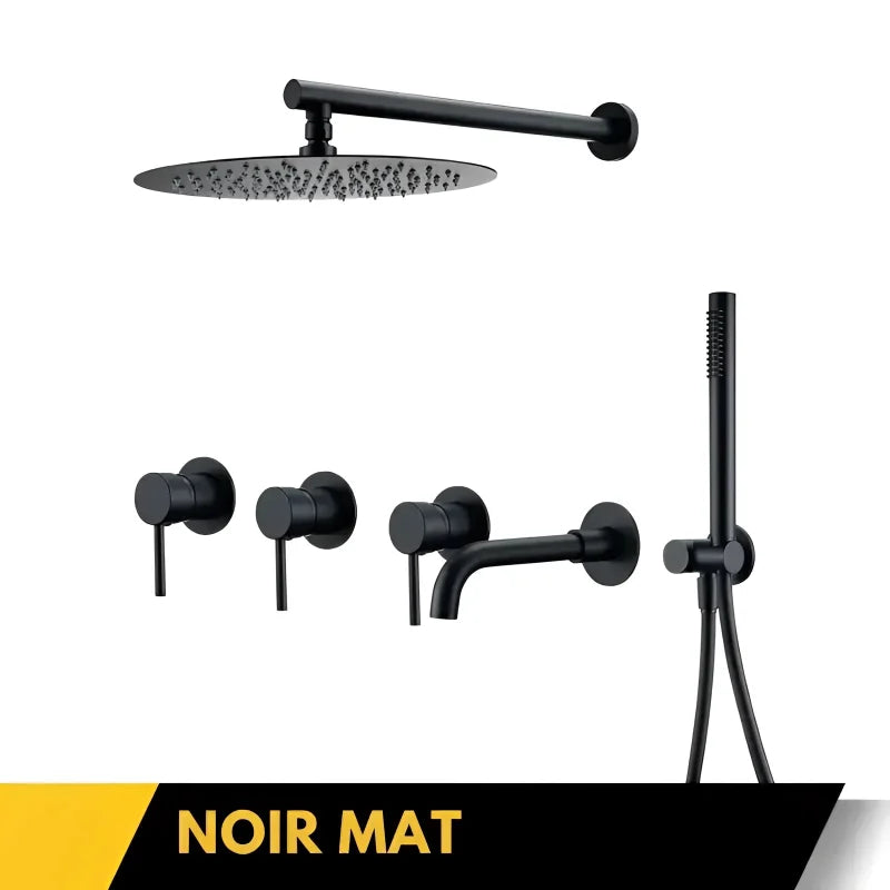 Colonne De Douche Encastrée Or Rose