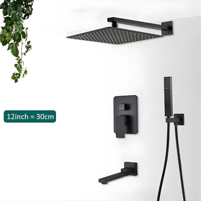 Colonne De Douche Encastrée Tete Carrée