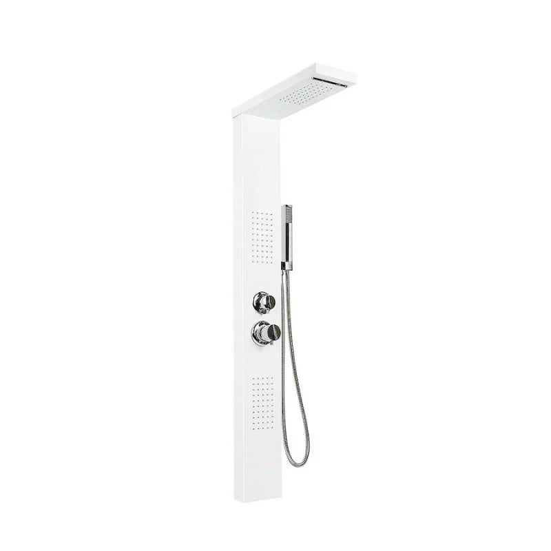Colonne De Douche Hydromassante Blanche