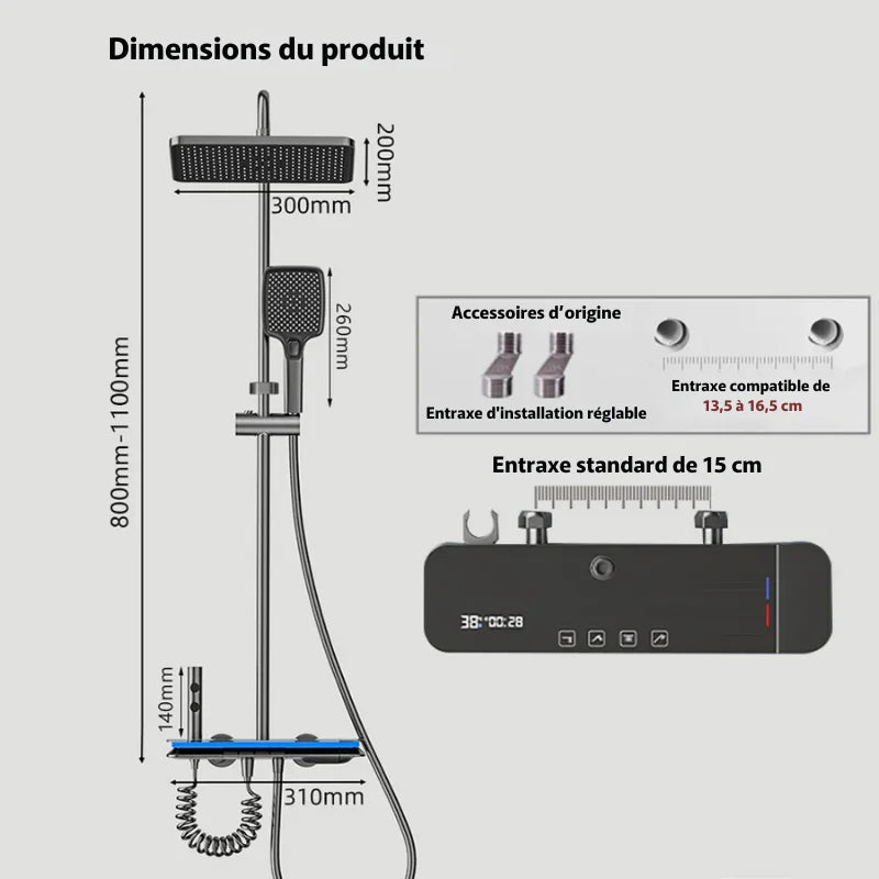 Colonne De Douche Jet Puissant