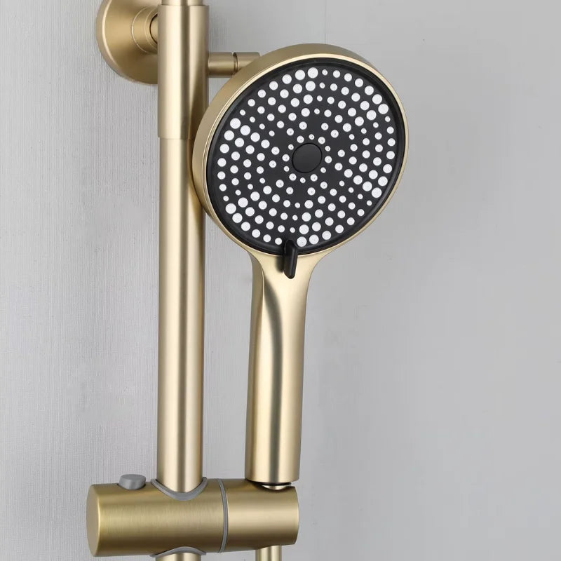 Colonne De Douche Or Brossé