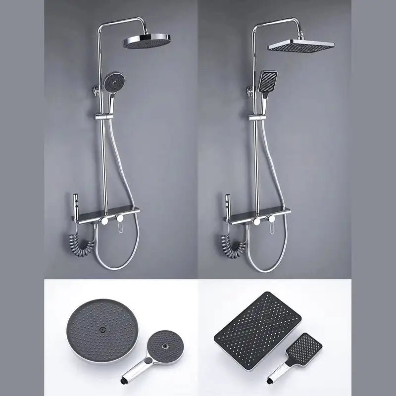Colonne De Douche Thermostatique Acier Inox
