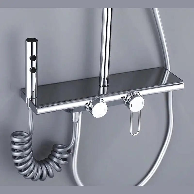 Colonne De Douche Thermostatique Acier Inox