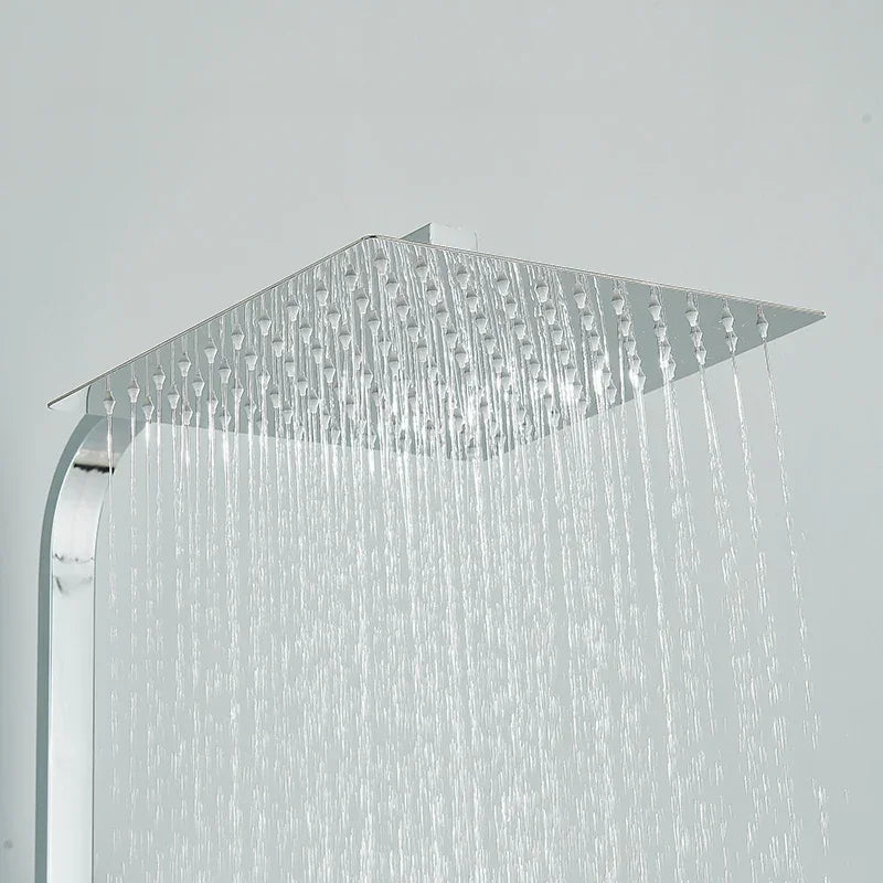 Colonne De Douche Thermostatique Carré