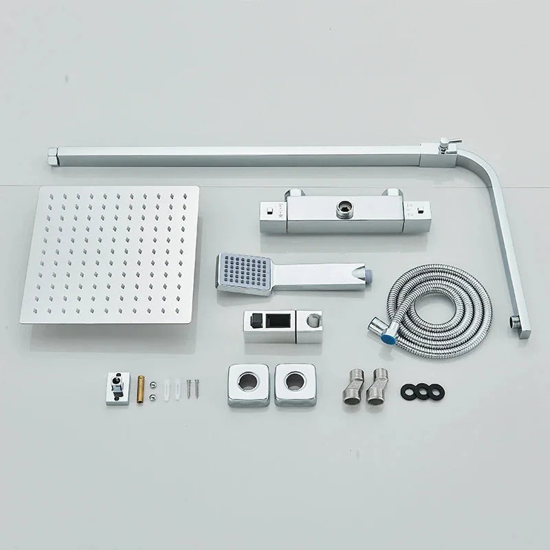 Colonne De Douche Thermostatique Carré