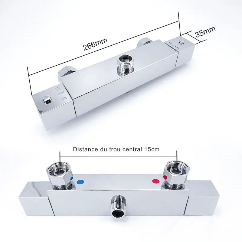 Colonne De Douche Thermostatique Chrome - Focett
