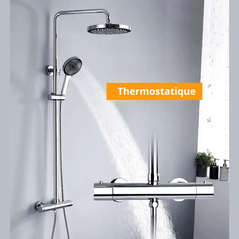 Colonne De Douche Thermostatique Chrome