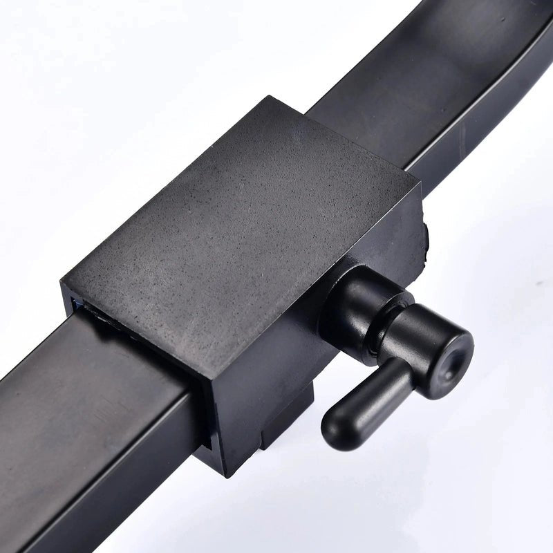 Colonne de Douche Thermostatique Noire – Économie d’Eau & Confort avec Douchette Réglable, Sécurité Anti - Brûlure, Design Élégant - Focett