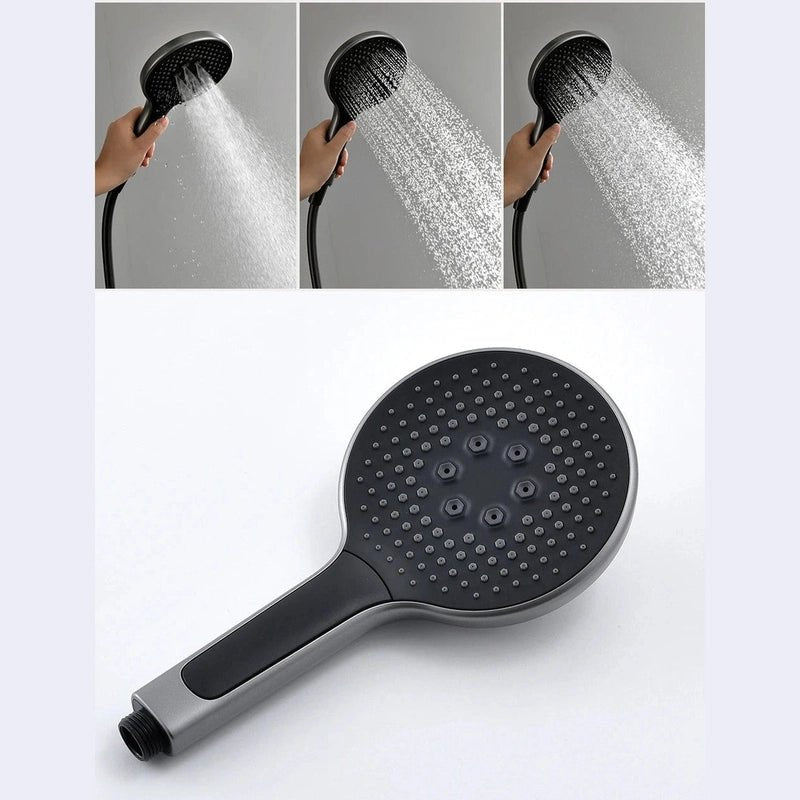 Colonne de Douche Thermostatique Or Brossé – Pommeau XXL 25cm” & Douchette 3 Fonctions, Design Moderne Minimaliste & Économie d'eau - Focett
