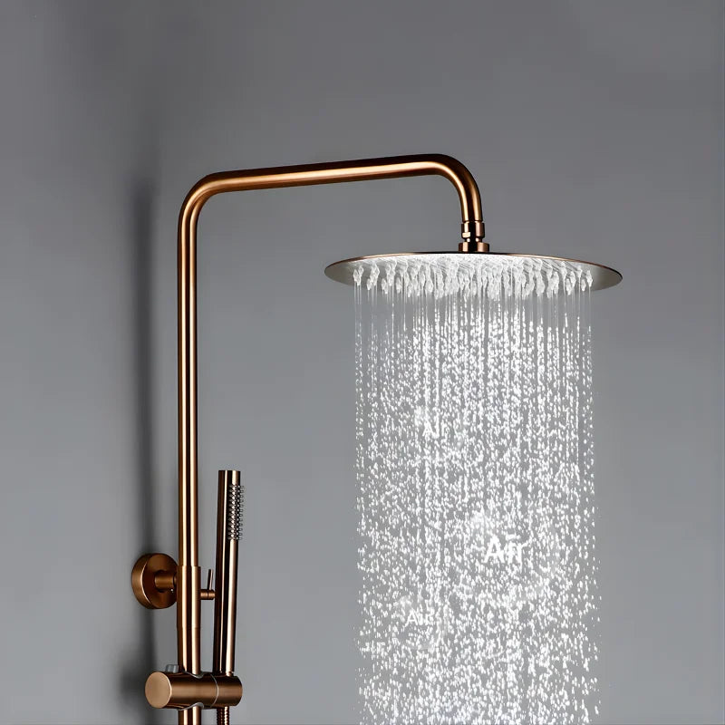 Colonne De Douche Thermostatique Or Rose