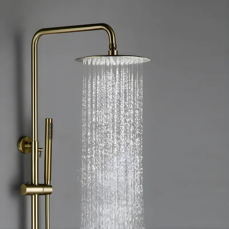 Colonne De Douche Thermostatique Or Rose