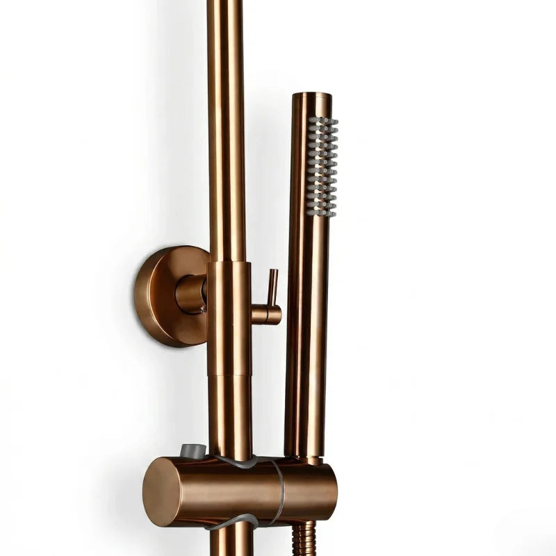 Colonne De Douche Thermostatique Or Rose