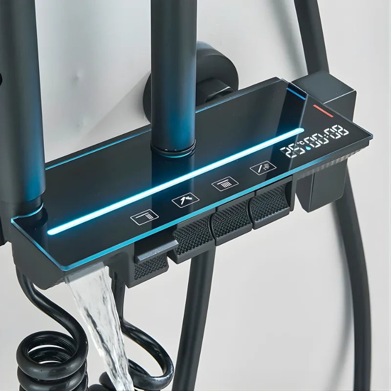 Colonne De Douche Thermostatique Rectangulaire