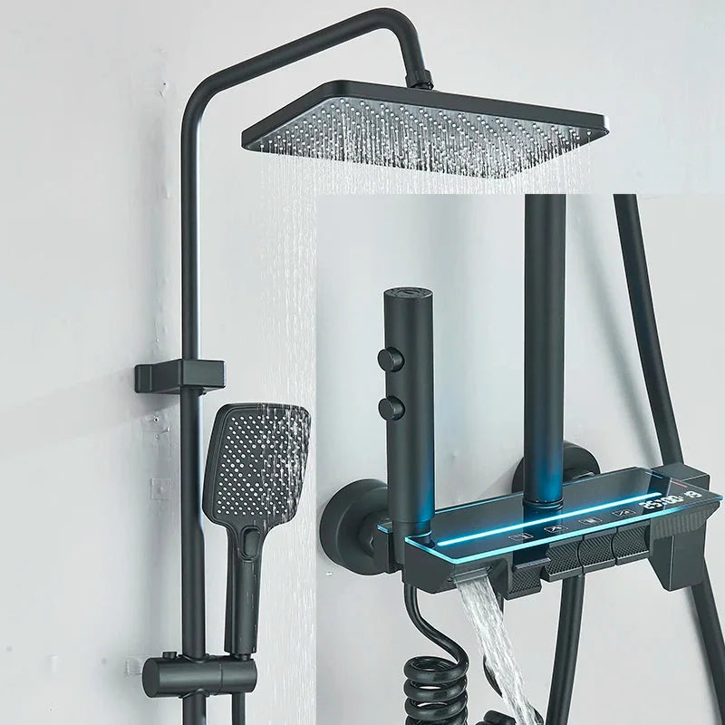 Colonne De Douche Thermostatique Rectangulaire