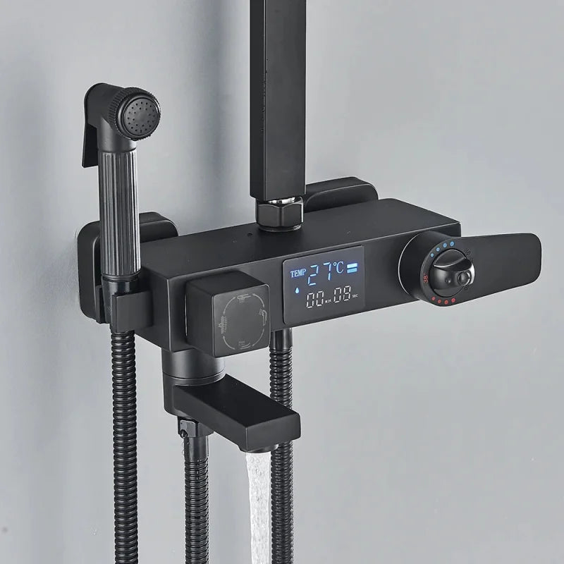 Colonne De Douche Thermostatique Telescopique