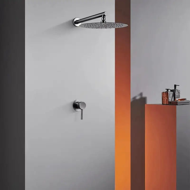 Douche Encastrée Noir Moderne