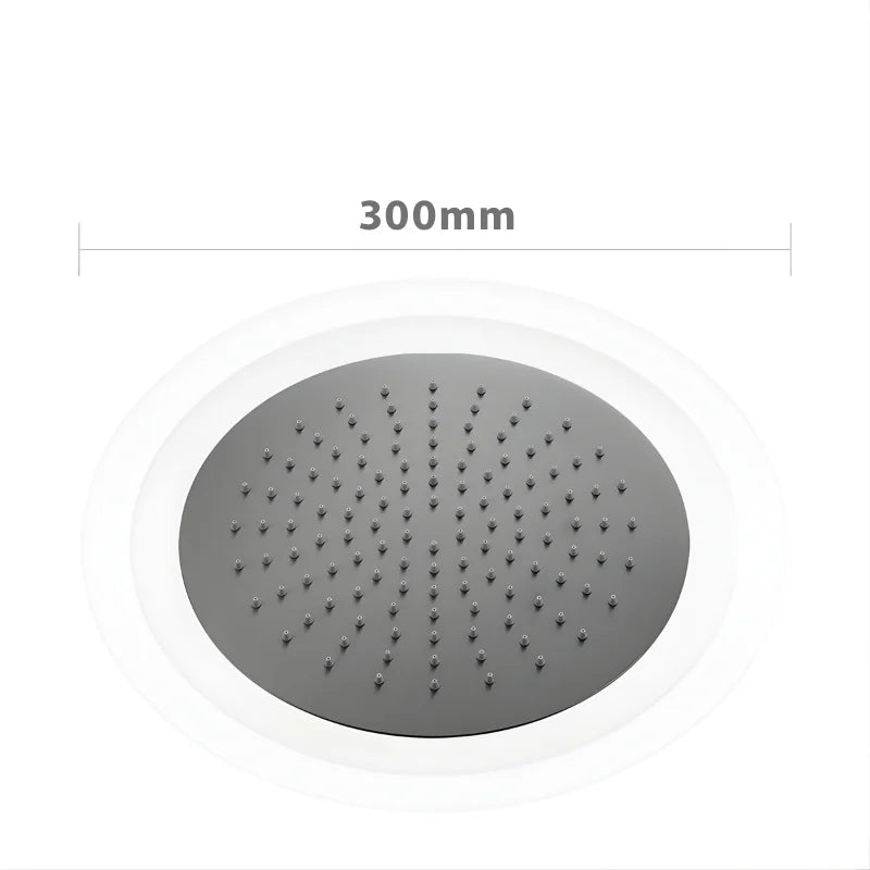 Douche Encastrée Noir Moderne