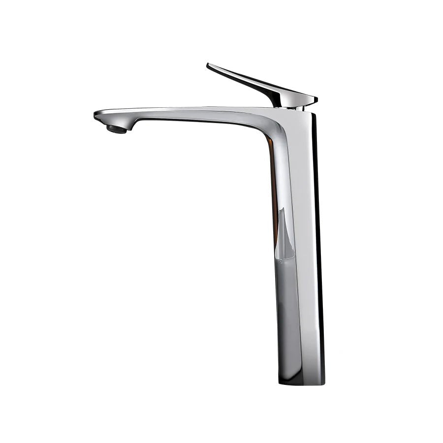 Mitigeur haut salle de bain gris brossé design – ergonomie optimale, résistance durable et style élégant - Focett