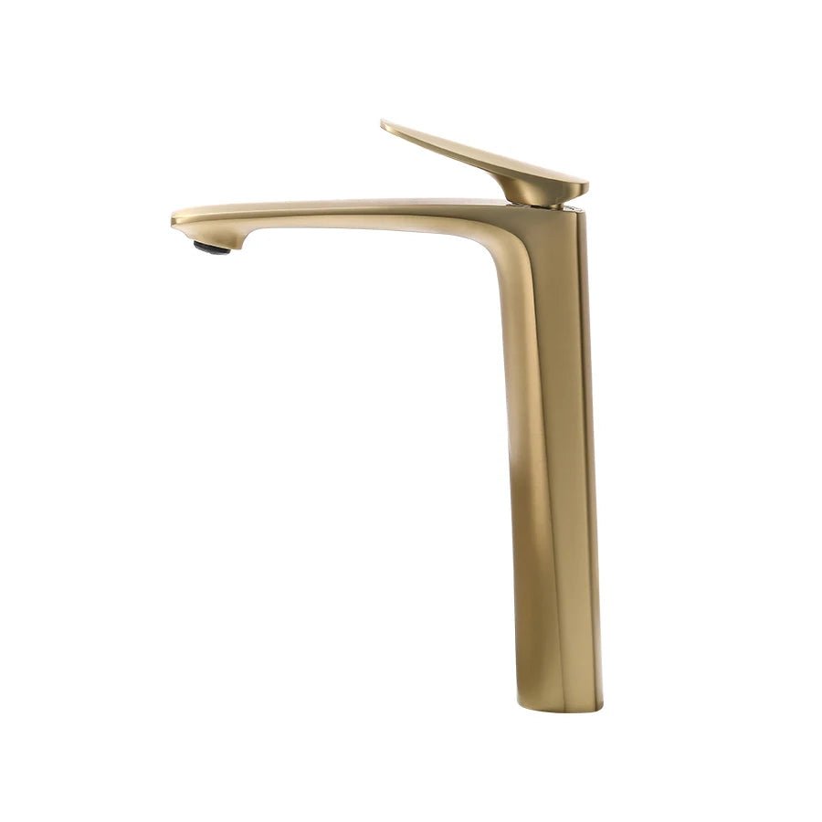 Mitigeur haut salle de bain gris brossé design – ergonomie optimale, résistance durable et style élégant - Focett